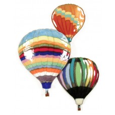 Hot Air Balloons In Flight Metal Wall Art Sculpture by Bovano of Cheshire W693   252467901791